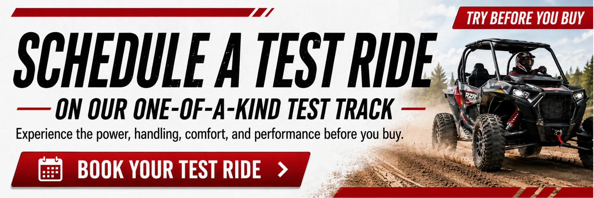 SCHEDULE A TEST RIDE